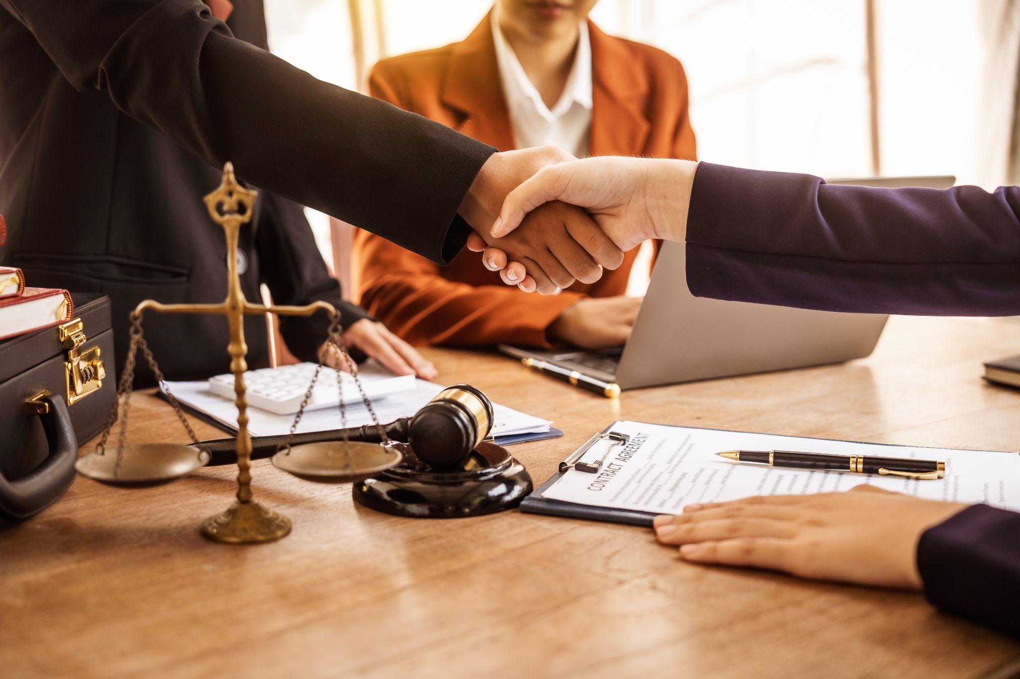 Reaching agreement with your lawyer.