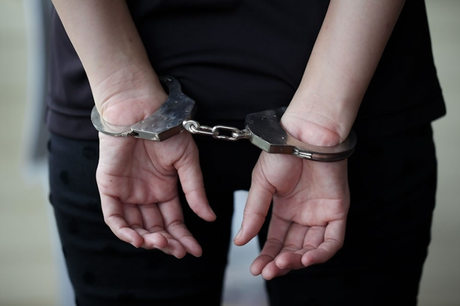 Young man arrested for domestic violence