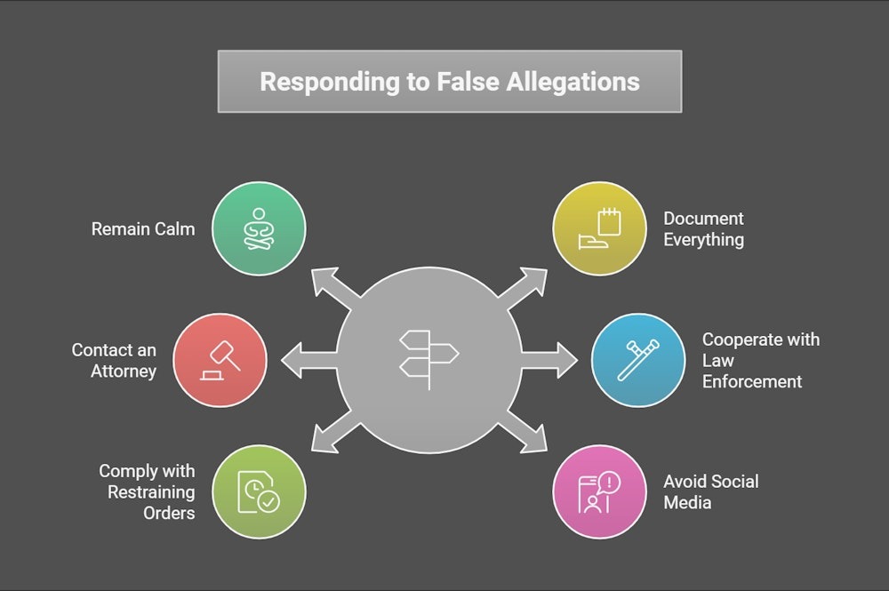 responding to false accusations